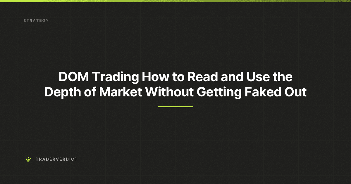 DOM Trading: How to Read and Use the Depth of Market Without Getting Faked Out