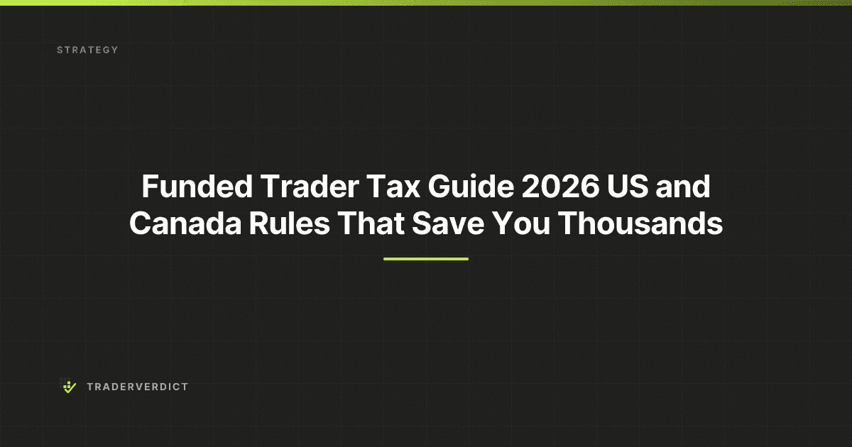 Funded Trader Tax Guide 2026: US and Canada Rules That Save You Thousands