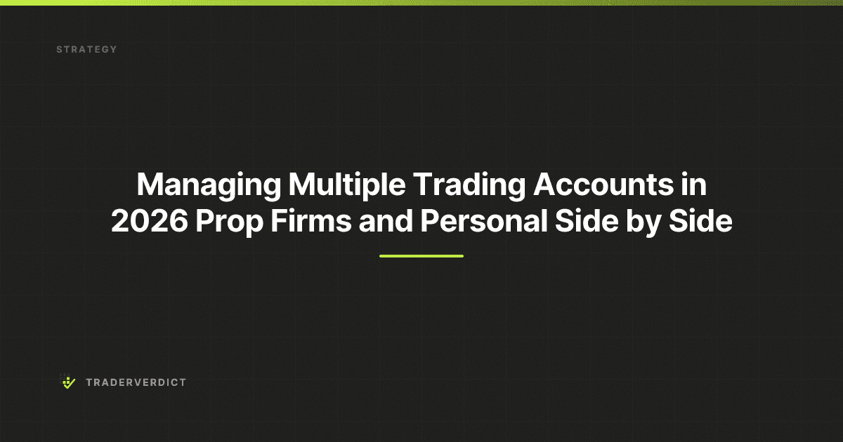 Managing Multiple Trading Accounts in 2026: Prop Firms and Personal Side by Side