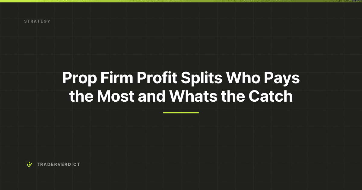 Prop Firm Profit Splits: Who Pays the Most and What's the Catch
