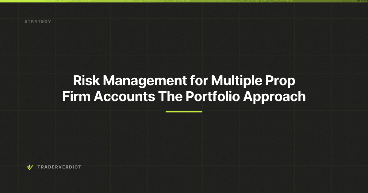 Risk Management for Multiple Prop Firm Accounts: The Portfolio Approach