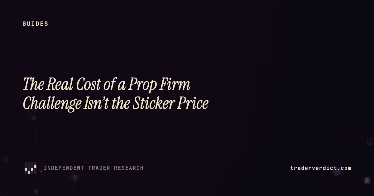 The Real Cost of a Prop Firm Challenge Isn’t the Sticker Price