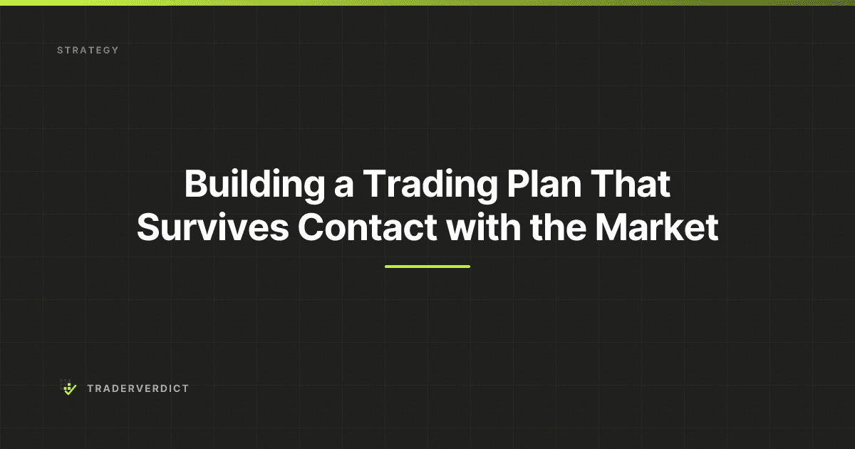 Building a Trading Plan That Survives Contact with the Market