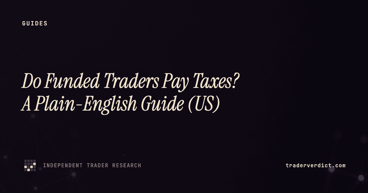 Do Funded Traders Pay Taxes? A Plain-English Guide (US)