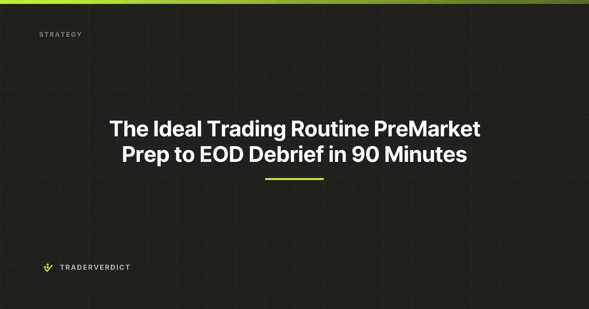 The Ideal Trading Routine: Pre-Market Prep to EOD Debrief in 90 Minutes