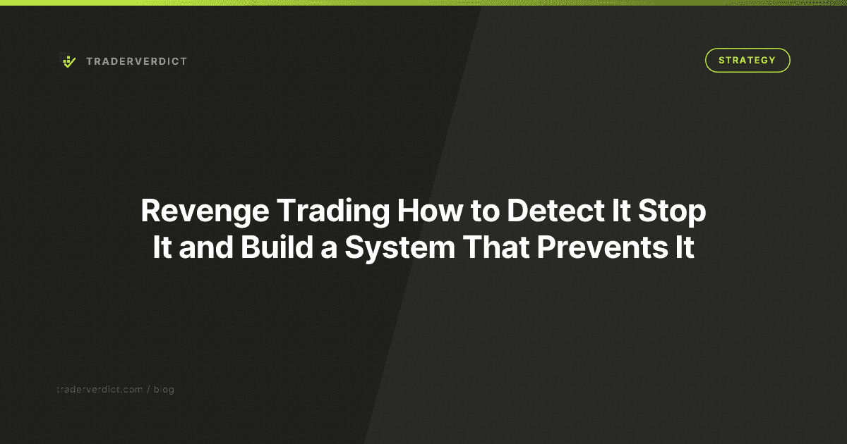 Revenge Trading: How to Detect It, Stop It, and Build a System That Prevents It