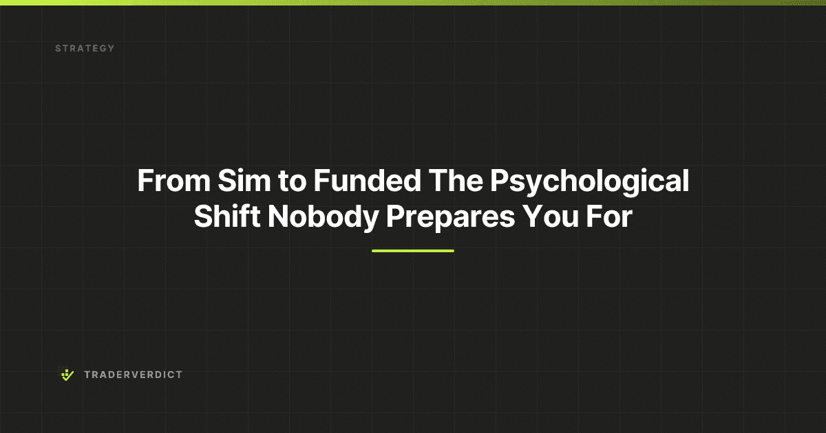 From Sim to Funded: The Psychological Shift Nobody Prepares You For