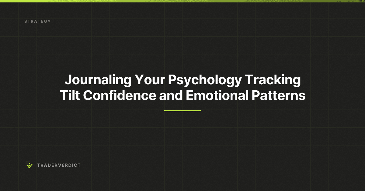 Journaling Your Psychology: Tracking Tilt, Confidence, and Emotional Patterns
